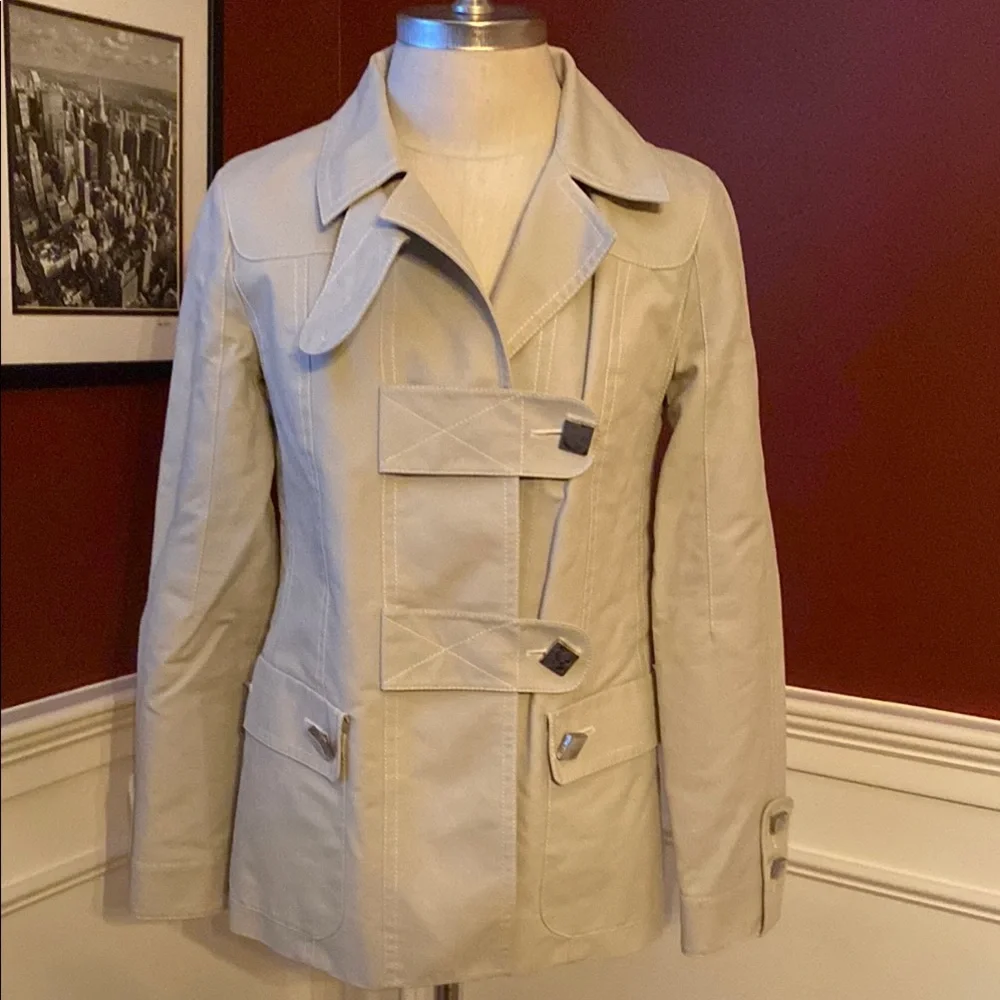 Authentic Louis Vuitton Trench Coat / Jacket - Picture 7 of 14
